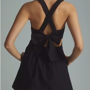 Maeve Babydoll Mini Dress Anthropology size 6